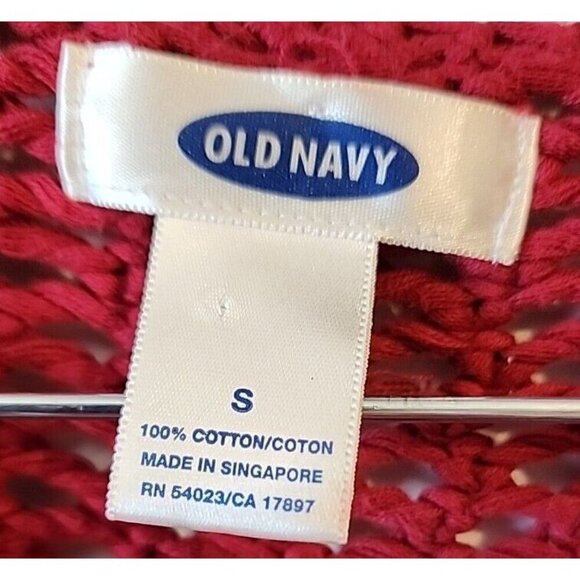 Old Navy sweater Maroon Size Small Cute Great Swimsuit Cover - Picture 3 of 12